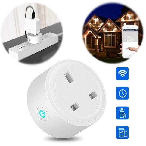 GTE Wireless WiFi Remote Control Socket Timer Plug Home Power Socket Switch Malaysia Plug